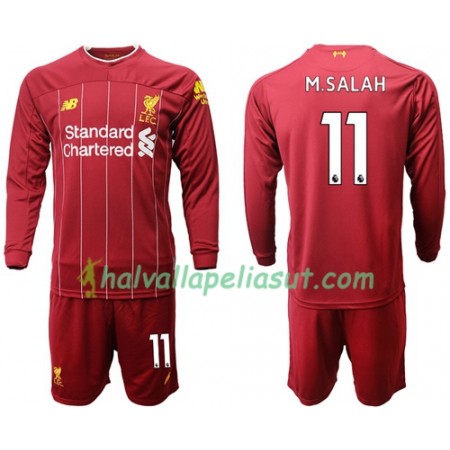 Jalkapallo Pelipaidat Liverpool M.Salah 11 Lasten Kotipaita 2019-2020 Pitkähihainen